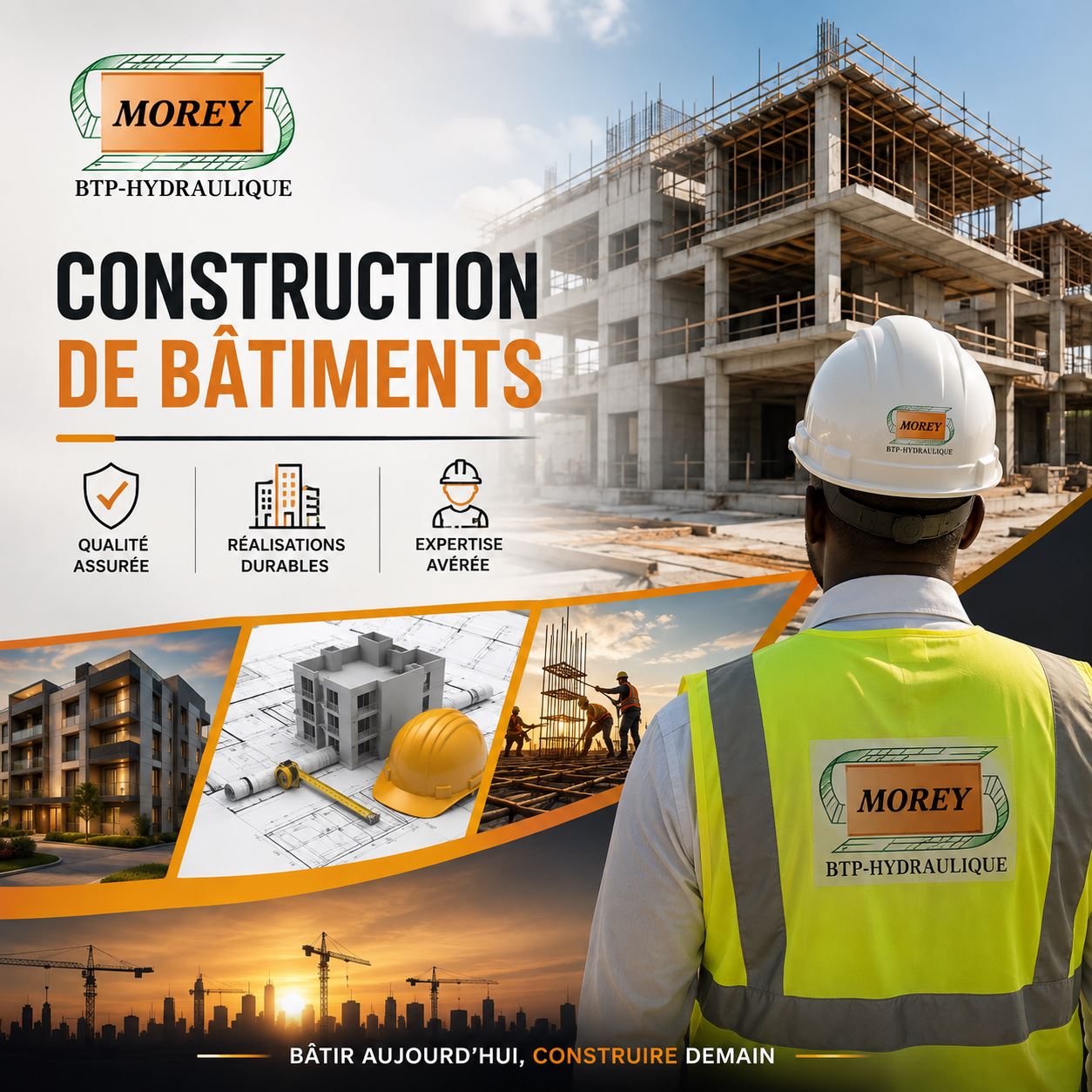 Chantier de construction Morey
