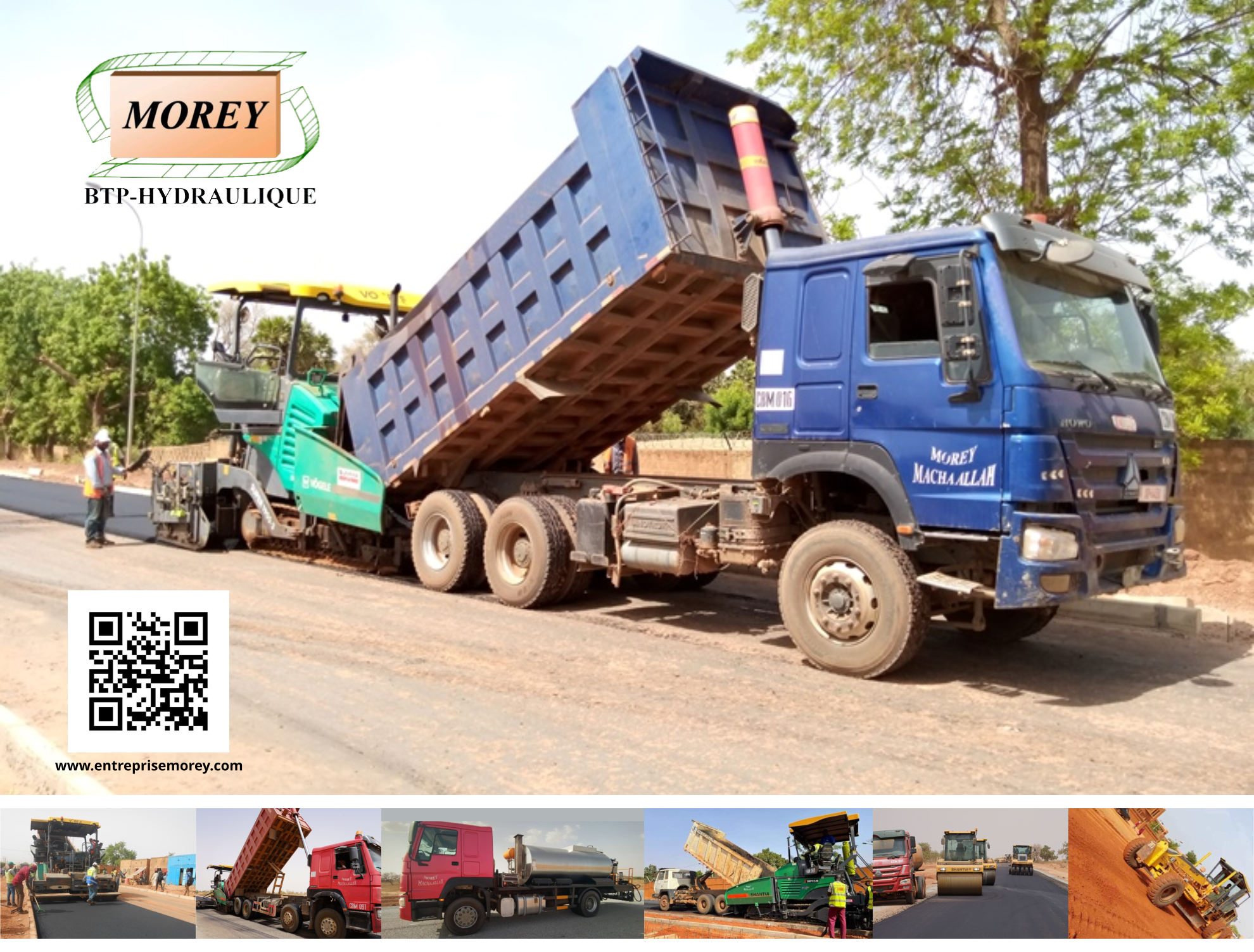 Chantier de travaux publics Morey