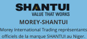 MOREY-SHANTUI Morey International Trading représentants officiels de la marque SHANTUI au Niger.